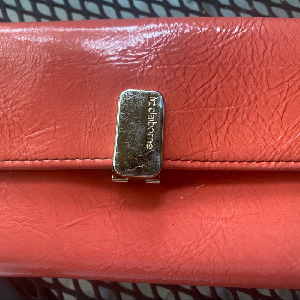 Coral Clutch Bag Liz Claiborne